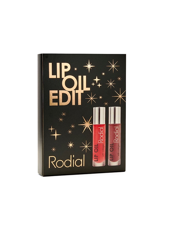 روديال Lip Oil Edit | Hydrating Nourishing Lip Oil Collection | High-Shine Glossy Finish for Soft, Smooth Lips | Moisturising Lip Treatment Gift Set - Image 2