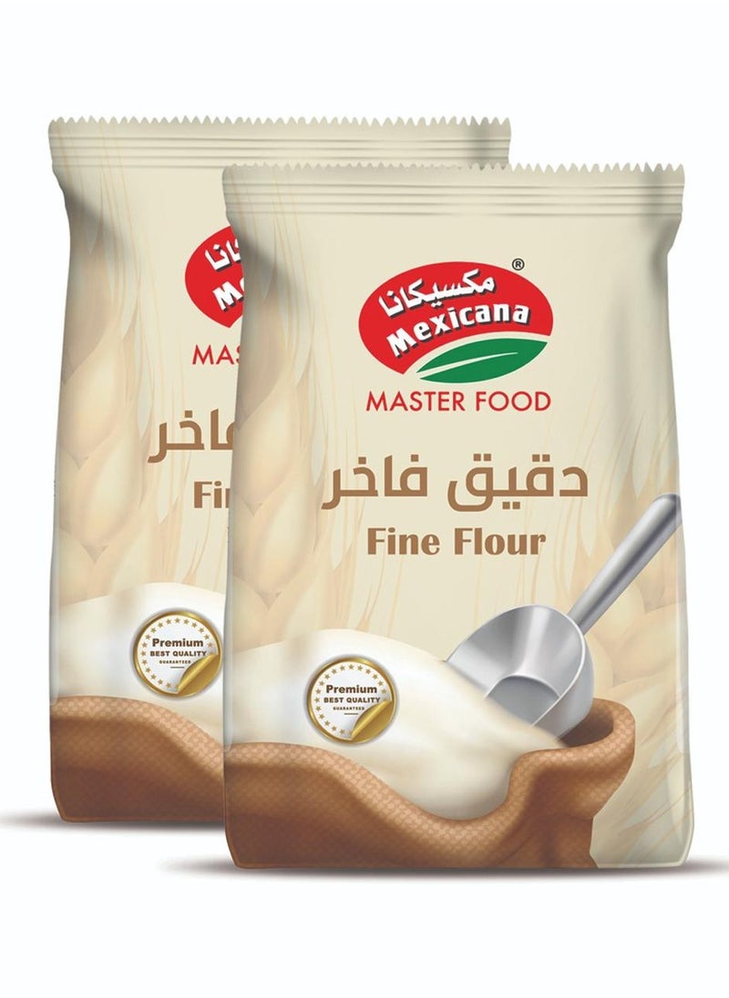 Mexicana Bundle 2 White Fine Flour - All Purpose - 1kg 