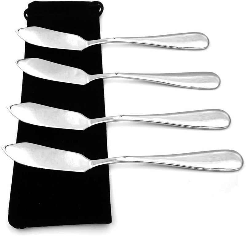 ERCRYSTO Stainless Steel Butter Knife, Set of 4, Butter Spreader, Breakfast Spreads,Cheese and Condiments - Image 3
