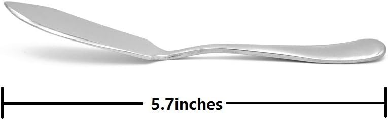 ERCRYSTO Stainless Steel Butter Knife, Set of 4, Butter Spreader, Breakfast Spreads,Cheese and Condiments - Image 2