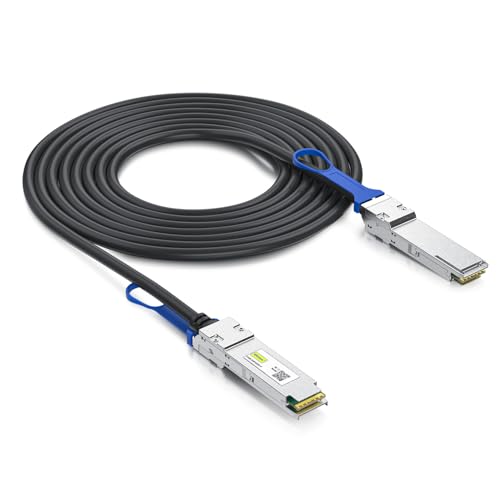 10Gtek 100G QSFP28 DAC Cable - 100GBASE-CR4 QSFP28 to QSFP28 Passive Direct Attach Copper Twinax Cable for Cisco QSFP-100G-CU0.5M, Ubiquiti, Arista, Supermicro and More, 0.5-Meter(1.6ft) - Image 1