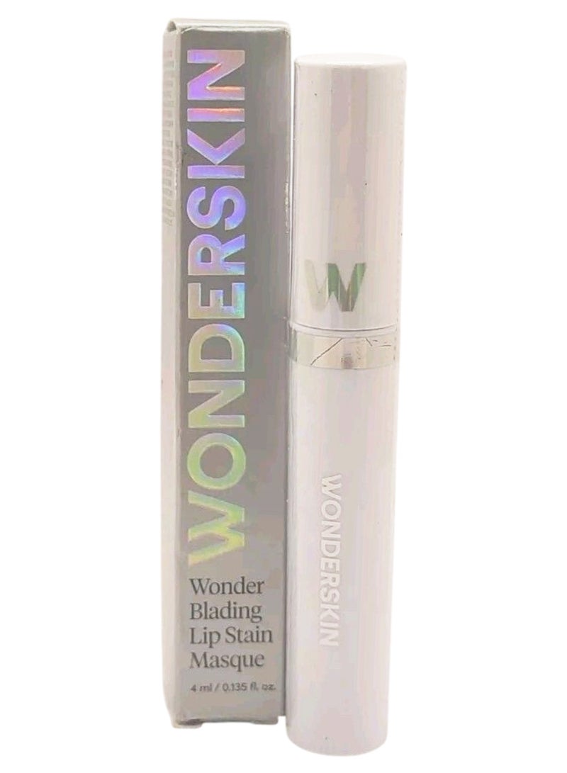 Wonderskin قناع ووندر بليدينج لبقع الشفاه، صبغة شفاه نيود تدوم طويلاً، صبغة شفاه مقاومة للنقل، مكياج الشفاه ستين آند جو (قناع غريب الأطوار) - Image 1