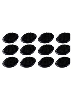 KASTWAVE 12PCS Pocket Palm Combs Portable Soft Hair Combs Beard Shampoo Brush Combs Scalp Massage Brush Combs for Men Women Home Travel  - Image 1