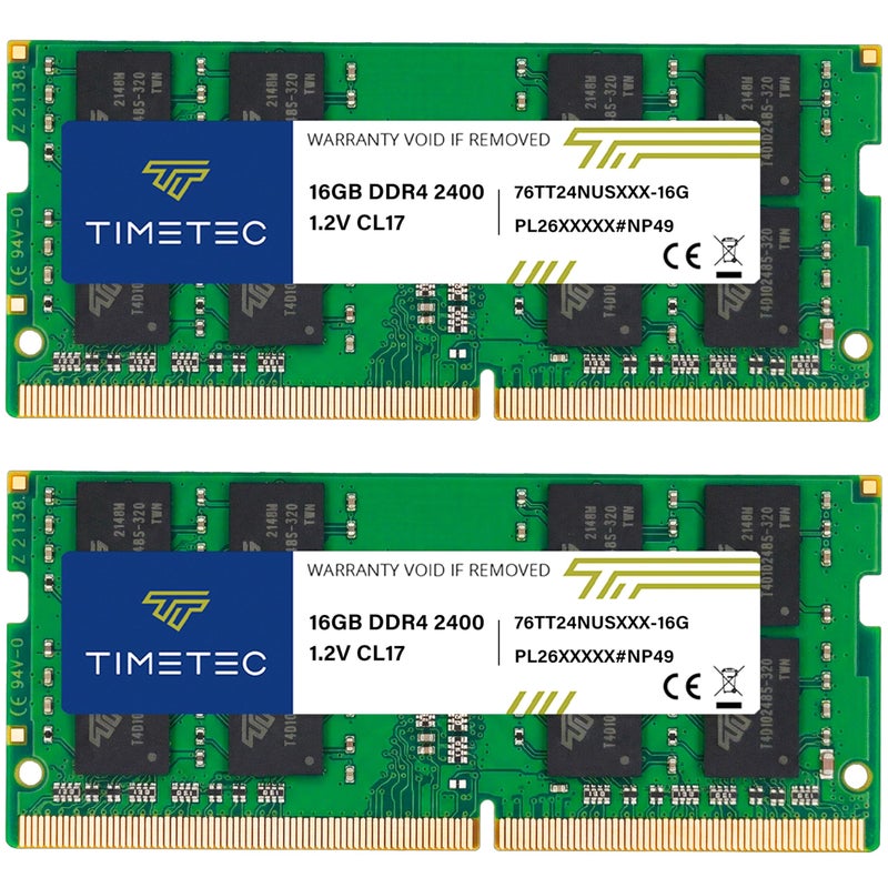 Timetec Elite 32GB KIT 2x16GB DDR4 2400MHz PC42400T PC419200 SODIMM Laptop RAM 260Pin 12V CL17 NonECC Unbuffered Memory Module for Laptop Notebook Mini PC AllinOne - Image 2