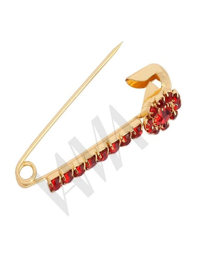 VAMA FASHIONS Multicolour saree pins for sari pleats Pallu Dresses Lehangas for women - Image 2