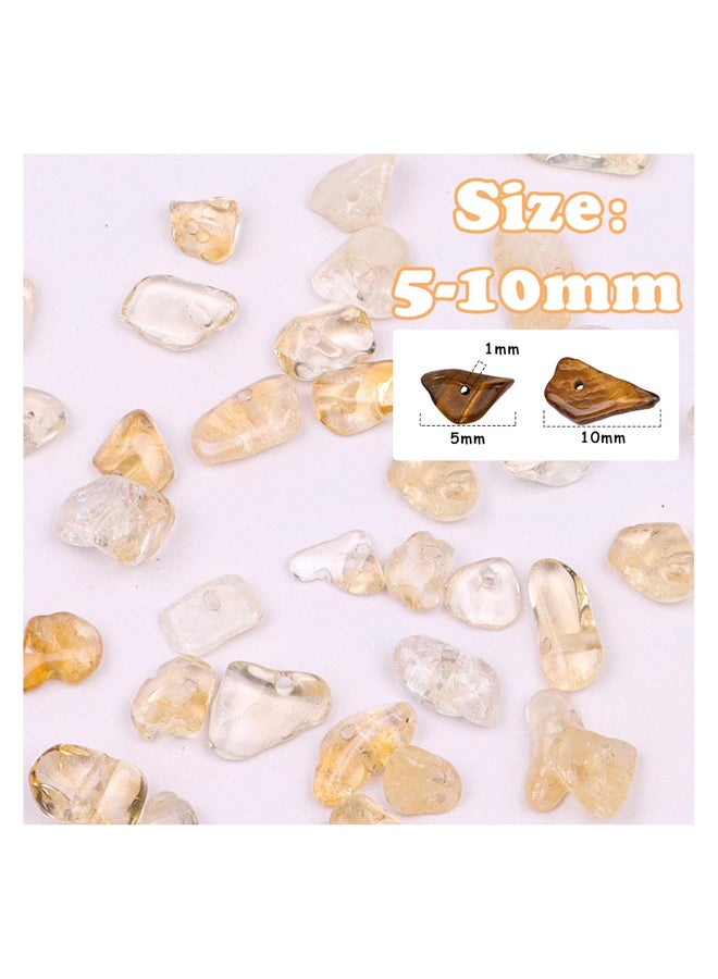 Citrine Crystal Loose Healing Stones for Making Bracelets, Earrings, Jewelry and Home Decor  - Image 3