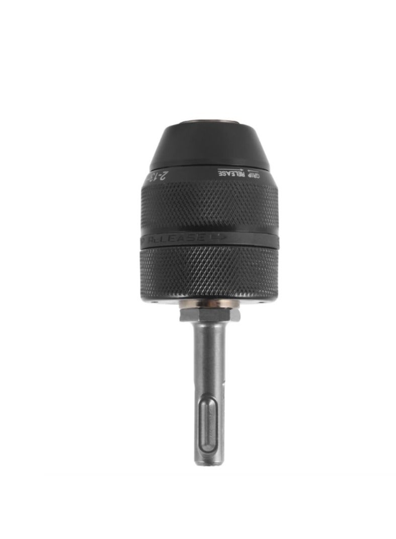 Yakumuz Metal Sleeve 1/2-20UNF 2-13MM 1/16-1/2 Inch Keyless Drill Chuck, Yakumuz Quick Change Adapter Hammer Converter Conversion Tool with SDS Plus Shank Adaptor - Image 2