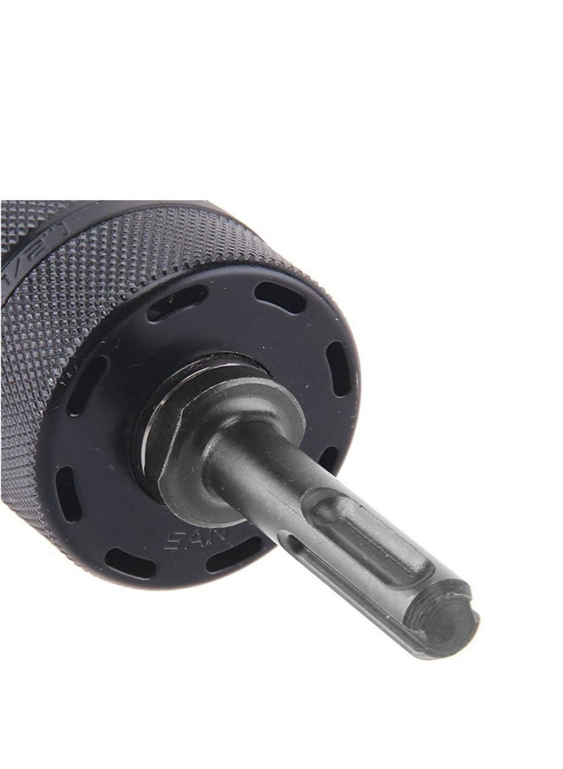 Yakumuz Metal Sleeve 1/2-20UNF 2-13MM 1/16-1/2 Inch Keyless Drill Chuck, Yakumuz Quick Change Adapter Hammer Converter Conversion Tool with SDS Plus Shank Adaptor - Image 5