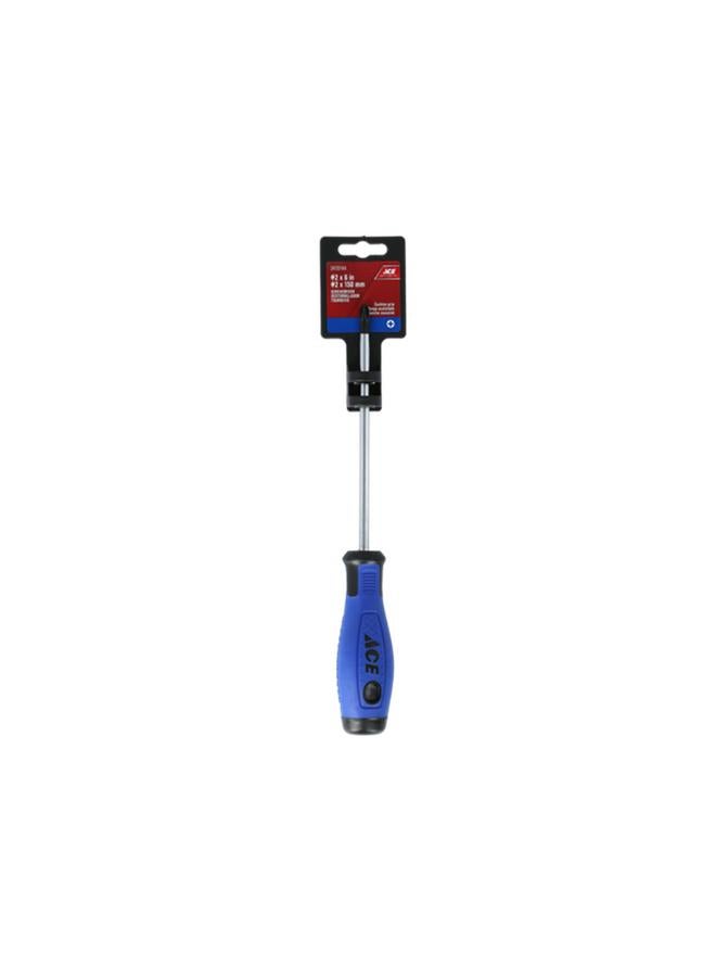 ACE Cushion Grip Magnetic Tip Phillips Screwdriver Multicolor #2 x 150mm YF-SS28 - Image 1