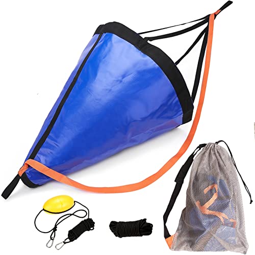 MOOCY Drift Sock with Dump Line,Harness and Buoy Kit for Fishing Boat/Kayak/Pontoon (35'' for 16-20ft Boat) - Image 1