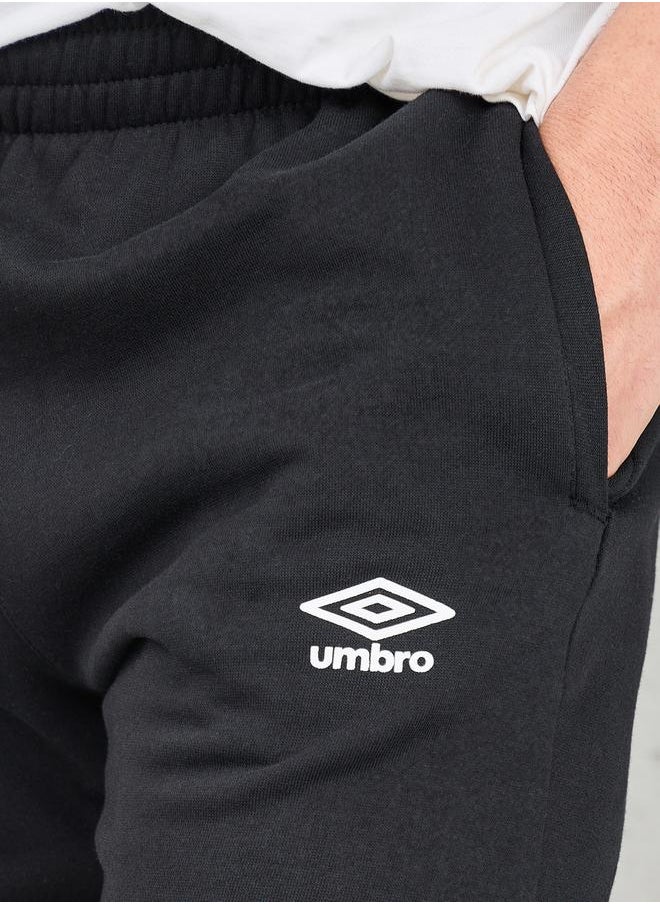 umbro - Logo Print Fleece Shorts - Image 1