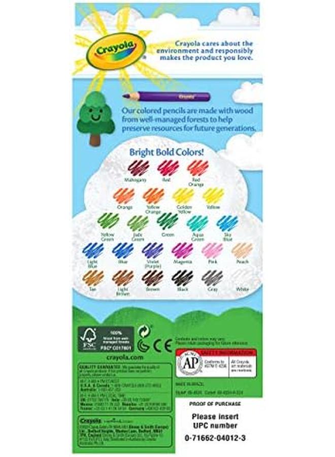 Crayola Colored Pencils Multi Color Long Cy68 4024 - Image 2