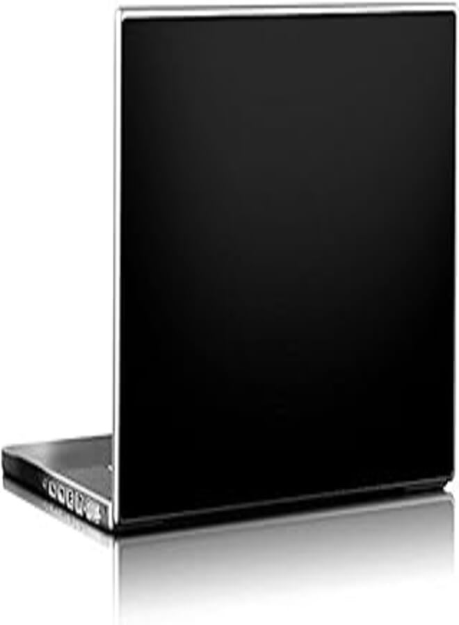 OR Solid Black Design Matte Laptop Skin for 15.4 inch Laptops