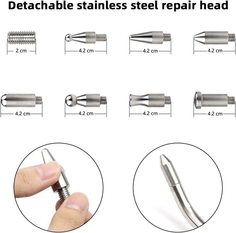 WHDZ Paintless Dent Repair Tools - 5 Piece Dent Removal Rods with Awl Head for Car Body Repair - Image 3