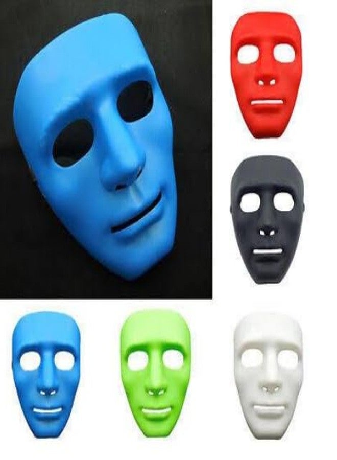 ASBK Decorative Face Masks Collection, Party and Halloween Masks,Various theme Mask Designs (Face Mask pack of 5) - Image 1
