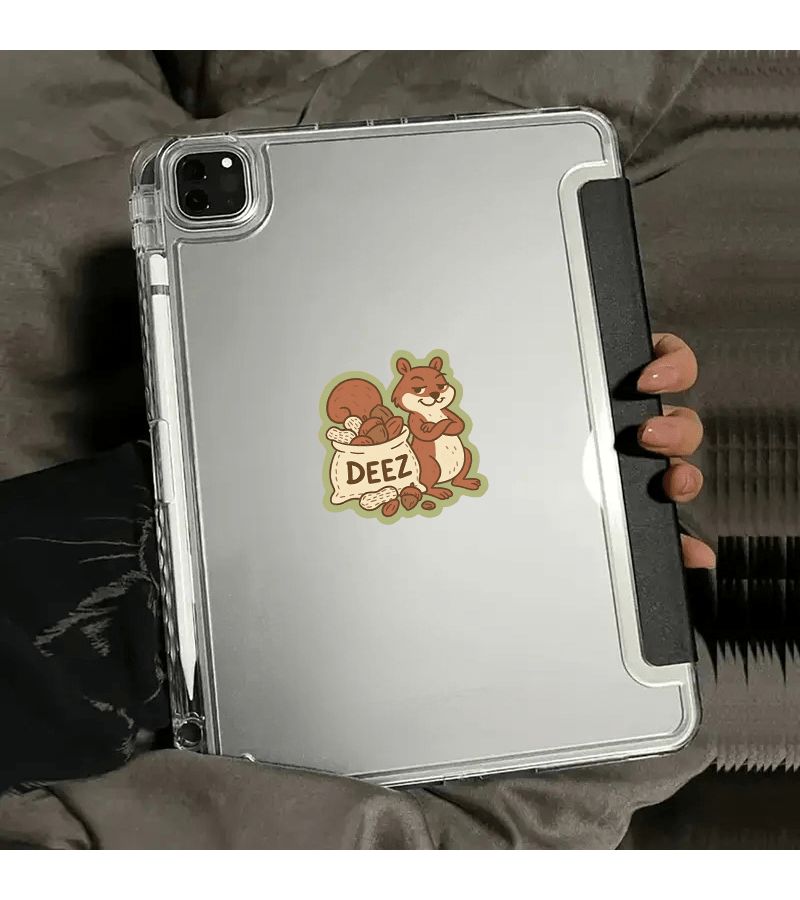 Pvc Funny Squirrel Water Bottle Sticker For Laptop Cute Decal - Image 4