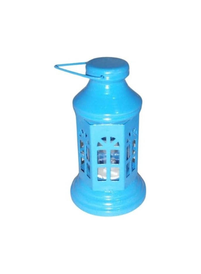 Ramadan Metal Lantern - Small and Very Beautiful. Ramadan Metal Lantern in Different Colors, Also Includes a Gift Candle.