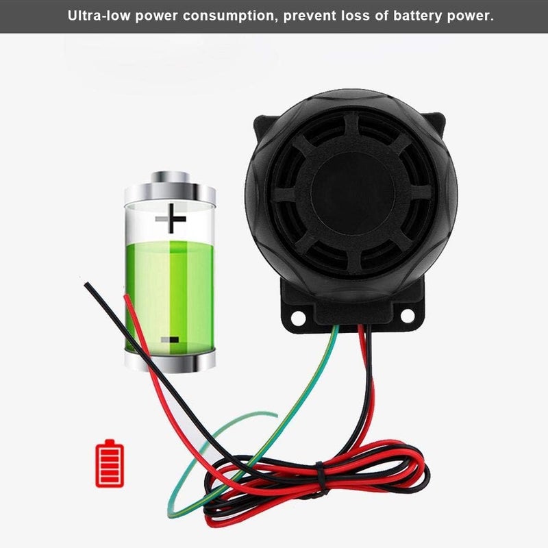 cheekyglo Motorcycle Security Alarm System Two-Way Remote Control Engine Start 125DB Universal Anti-Theft Alarm System - Image 4