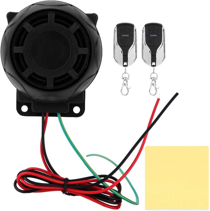 cheekyglo Motorcycle Security Alarm System Two-Way Remote Control Engine Start 125DB Universal Anti-Theft Alarm System - Image 1