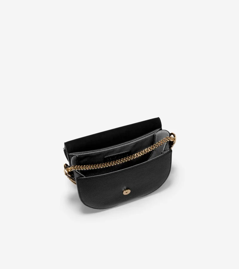 COLE HAAN Women's Evie Chain Saddle Bag