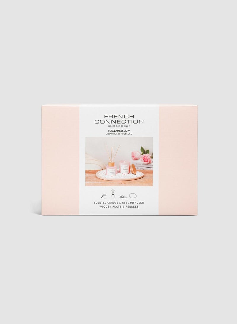 French Connection Marshmallow Candle & Diffuser Giftset - Image 3