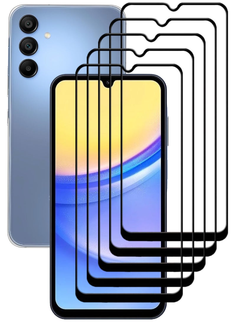 ACLIX 5 Pieces Antistatic ESD Dustproof Premium Quality High Definition Tempered Glass Screen Protector Designed For Samsung Galaxy A16 5G - Image 1