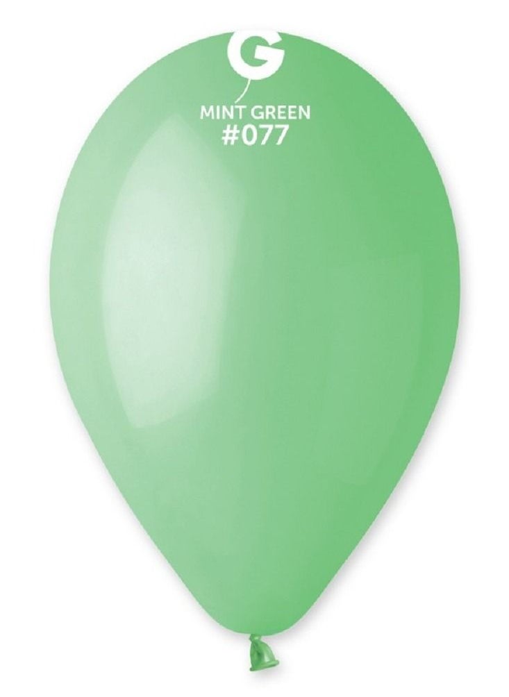 Gemar - 12" Standard Latex Mint Green 100Ct - Image 1