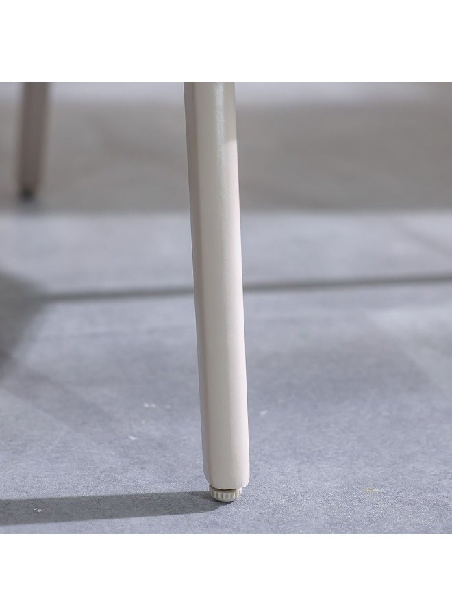 DANUBE HOME Luna 1 + 2 Seater Balcony Set  |Table And Chairs Set | All Weather 3 Piece Bistro Set With Coffee Table | Modern Design Furniture For Outdoor Garden  - Beige - Image 5