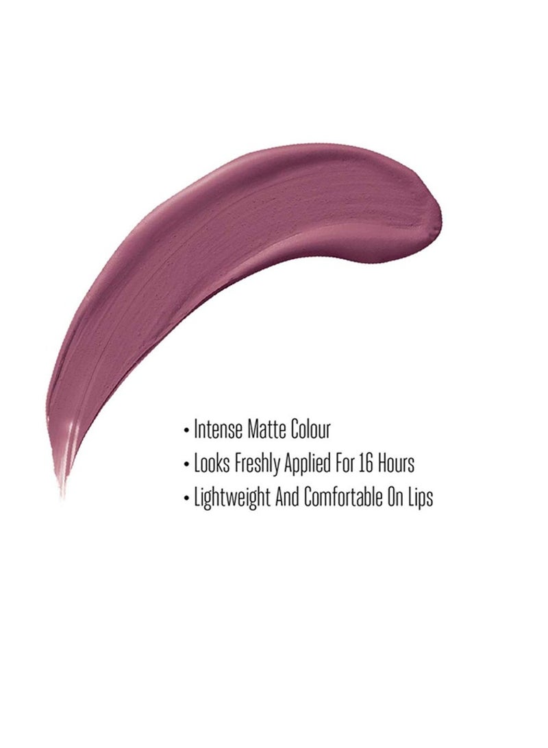 LAKME لون شفاه سائل مطفي إلى الأبد، موف فلينج، 5.6 مل - Image 4