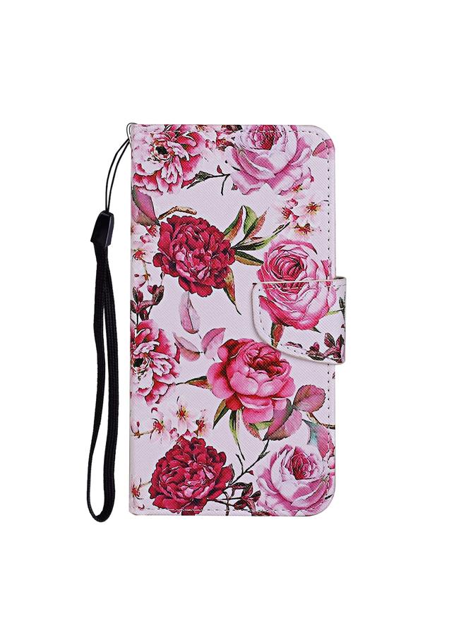 Zaboon Case For iPhone 13 Colored Drawing Pattern Flip Leather Case - Image 2