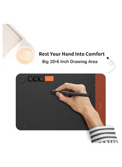 Veikk Voila L 10x6 Inch Graphic Drawing Tablet – Pressure-Sensitive Pen, 4 Adjustable Mechanical Buttons, 1 Control Wheel  - Image 3