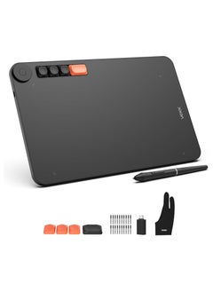 Veikk Voila L 10x6 Inch Graphic Drawing Tablet – Pressure-Sensitive Pen, 4 Adjustable Mechanical Buttons, 1 Control Wheel  - Image 1