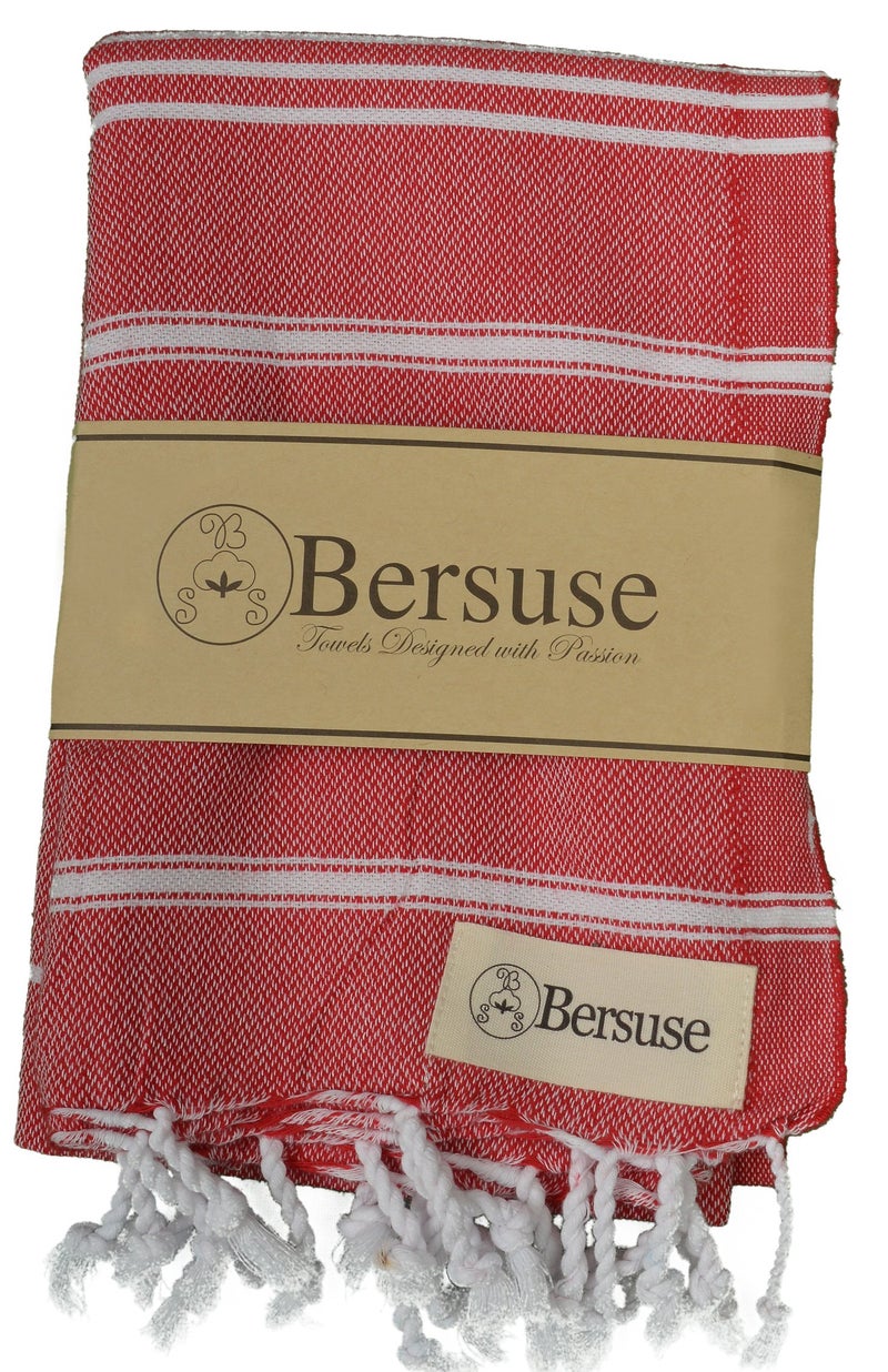 Bersuse Anatolia Bathroom Hand Towels - Premium Cotton Hand Towel for Face - Absorbent, Soft, Lightweight, Space-Saving, Quick-Drying Decorative Turkish Hand Towels - Image 3