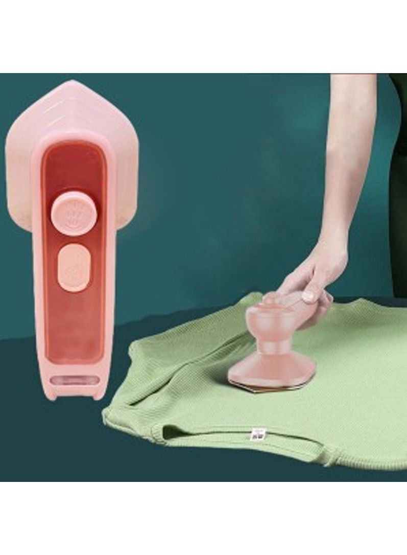DubaiGallery Portable Handheld Micro Steam Iron Garment Steamer Mini Ironing Clothes Machine Fast Wrinkle Removal for Household Dormitory Travel  - Image 1