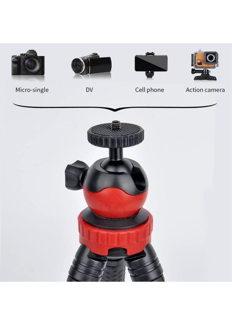 Flexible Tripod，12 Inch Phone Tripod for iPhone and Android Phone, Action Camera Tripod for GoPro Canon Nikon DSLR  - Image 5