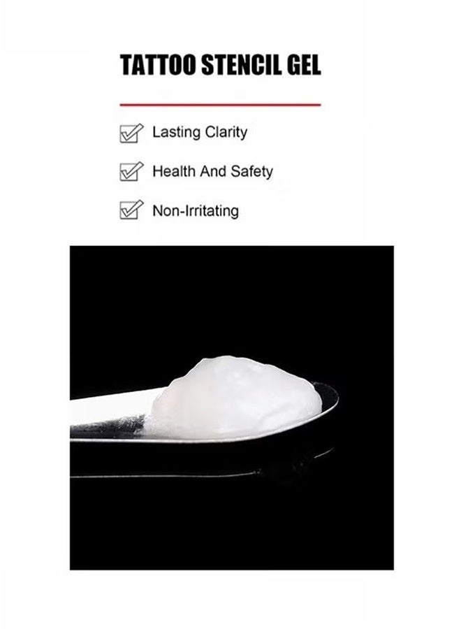 AI Stencil Stuff -Tattoo Setncil Gel,Template Base Paste Semi-permanent Tattoo Transfer Paste Transfer Paste Suitable for Transfer Paper Machine Tattoo Supplies Accessories 30ML - Image 3