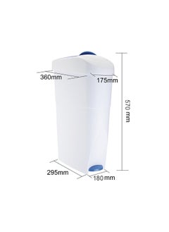 VINSTAR 21 Ltr Lady Sanitary Napkin Bin Polypropylene Pedal Dustbin For Toilet Hygienic Feminine Waste Disposal  - Image 3