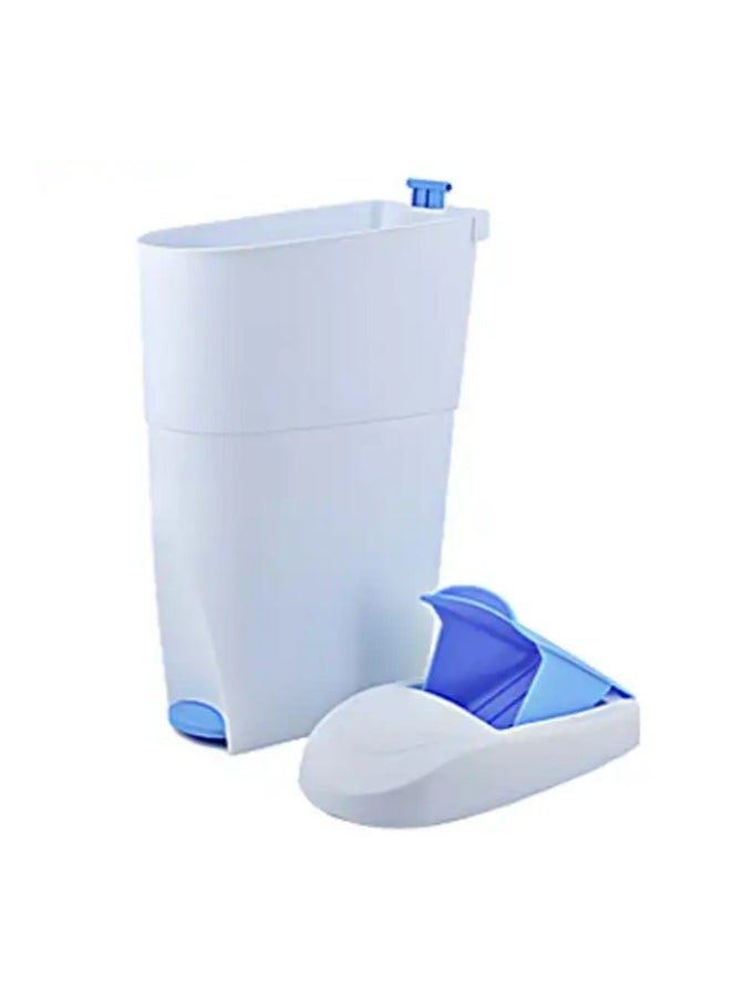 VINSTAR - 21 Ltr Lady Sanitary Napkin Bin Polypropylene Pedal Dustbin For Toilet Hygienic Feminine Waste Disposal - Image 1