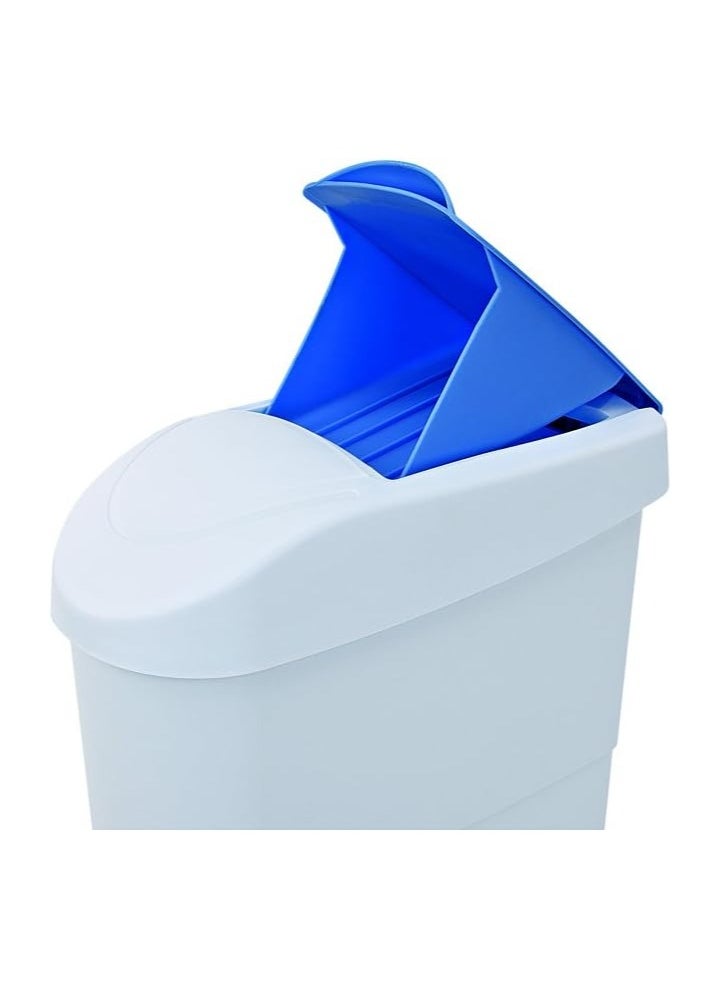 VINSTAR - 21 Ltr Lady Sanitary Napkin Bin Polypropylene Pedal Dustbin For Toilet Hygienic Feminine Waste Disposal - Image 1