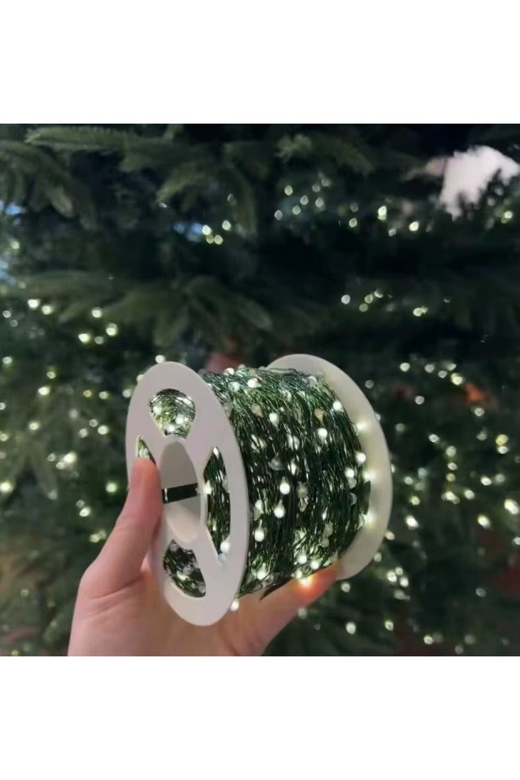 أضواء خرافية LED بطول 20 مترًا على شكل مفرقعة نارية وسلسلة من النجوم لتزيين غرفة النوم والحفلات وشجرة الكريسماس وسلسلة من الأضواء المقاومة للماء - Image 4