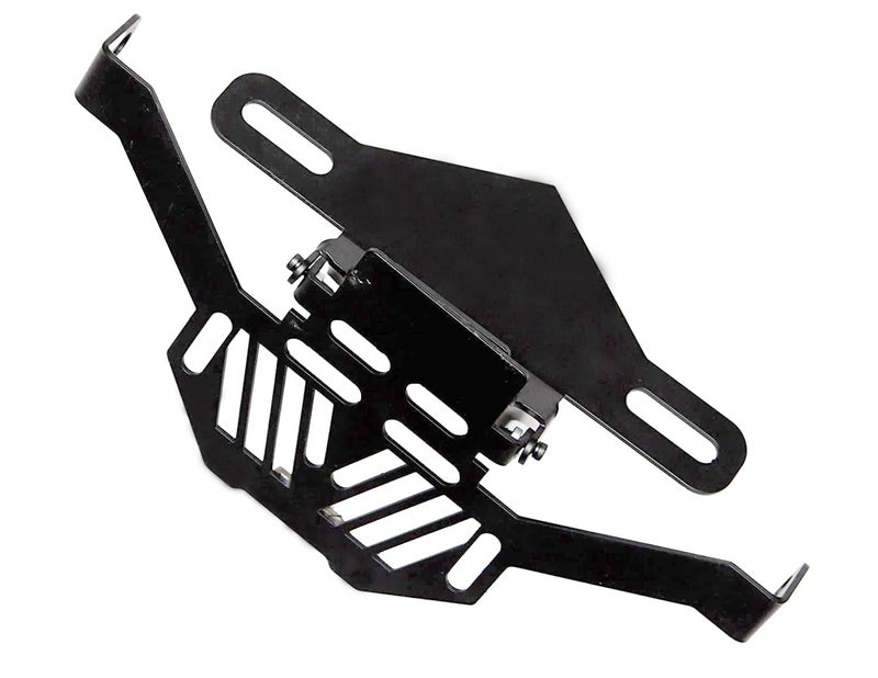 AUTOPOWERZ Premium Magnetic Foldable Tail Tidy Number Plate Holder for Universal for All Bikes - Image 1