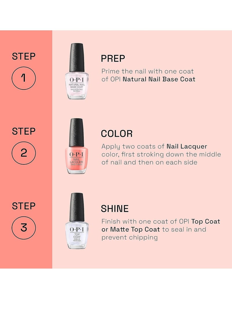 OPI O.P.I Nail Lacquer 15 ml nail polish Long Lasting Chip Resistant - Image 4