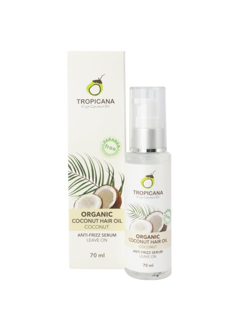 Organic Coconut Hair Oil Coconut Serum Leave On 70ml