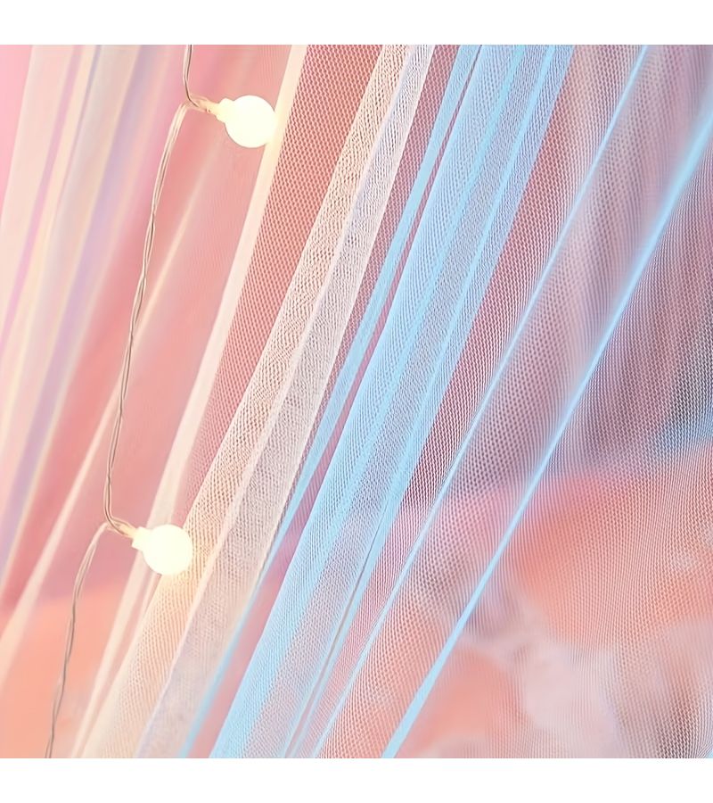 Colorful Rainbow Tulle Mesh Sheer Fabric 28.35 Inch for Tutu Sewing Craft - Image 4