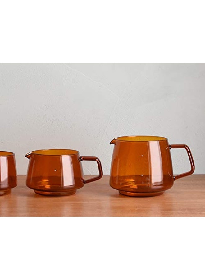 KINTO 21749 SEPIA Jug, 4 cups, Amber, Microwave and Dishwasher Safe, Scale Included - Image 3
