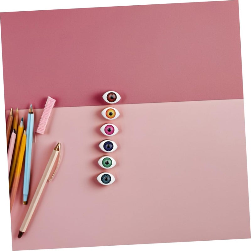 OSALADI 100pcs Miniature Craft Eyes Realistic DIY Doll Accessory Eyes for Crafts - Image 5