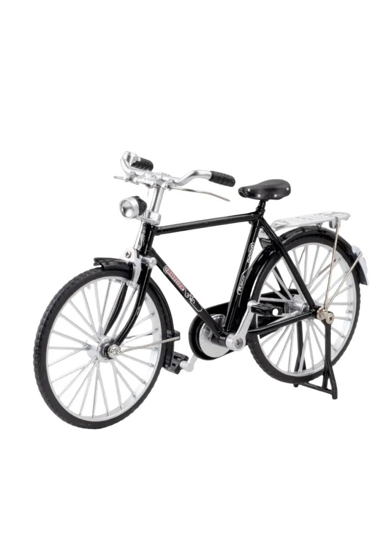 نموذج دراجة كلاسيكي مصبوب بمقياس 1:10 - تصميم كلاسيكي بتفاصيل واقعية وحامل عملي - Image 1