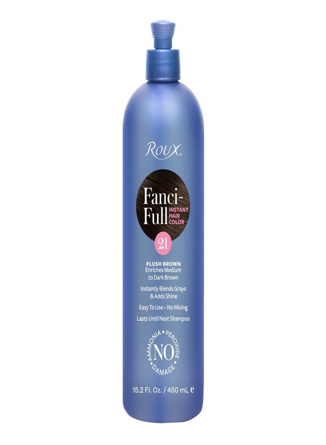 Roux Fanci-Full Instant Hair Color, #21 Plush Brown, 15.2 Fl Oz - Image 1