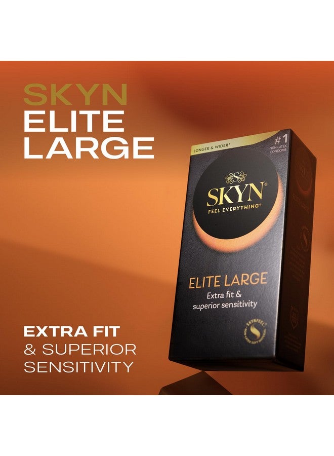 LifeStyles كوندوم SKYN إلت كبير غير لاتكس مزلق، 12 قطعة، كوندوم مزلق مريح وسلس، مختبر ثلاث مرات (عبوة من 1) - Image 2
