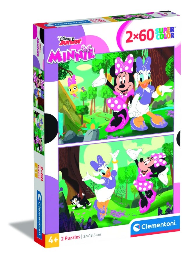 Clementoni Puzzle Disney Minnie 2X60pcs - Image 1